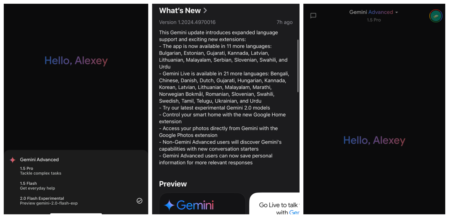 Gemini Lança Seletor de Modelos e Novos Recursos no iOS